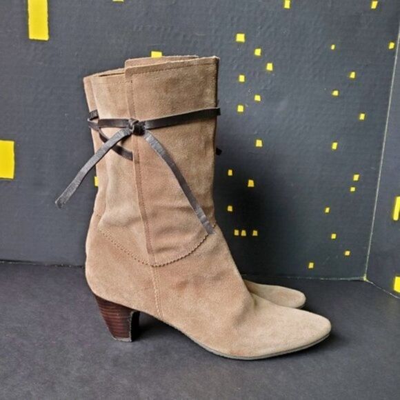 💍Easy Spirit Tan Suede Booties Esingrida - Picture 5 of 8
